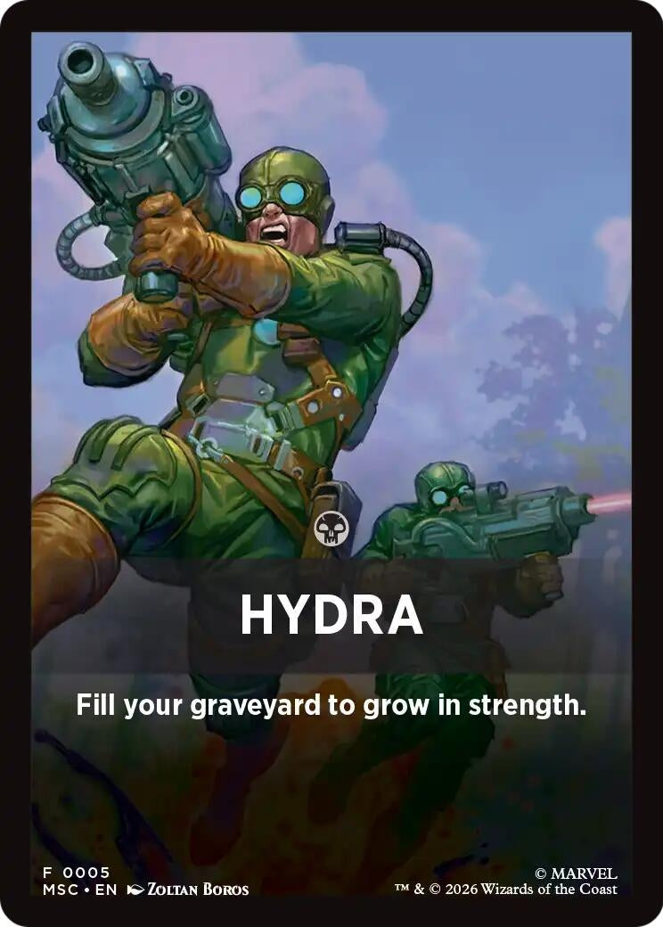 Image for Hydra Theme Card (0005) (Commander: Marvel Super Heroes) (5) (MSC) - Magic: The Gathering