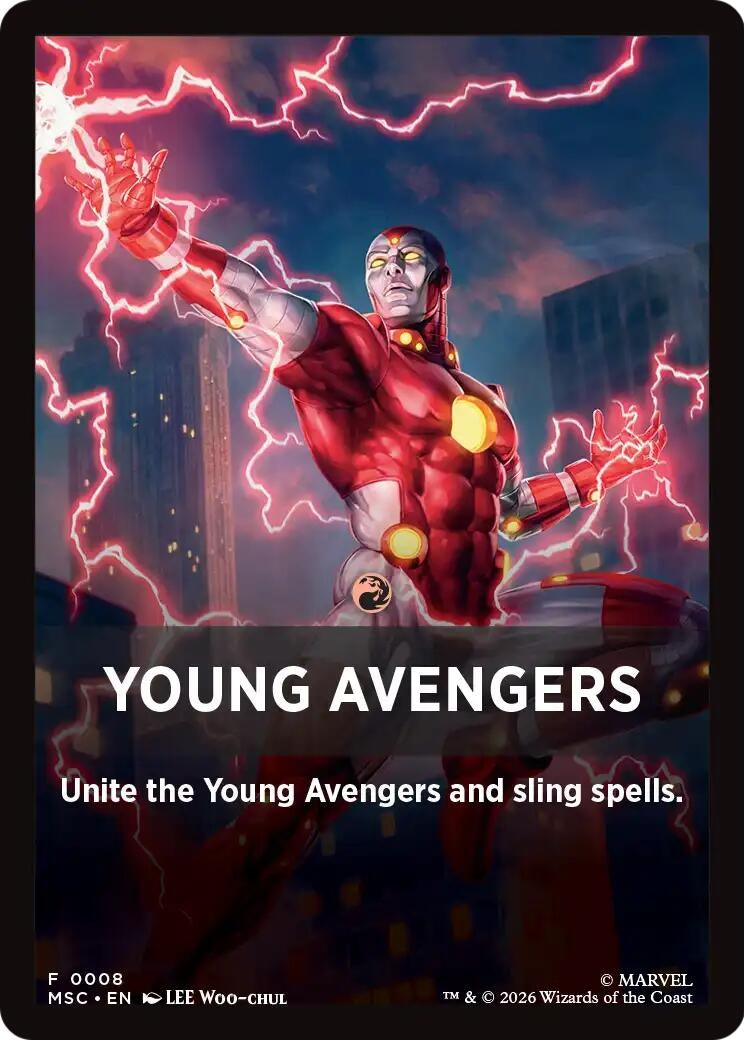 Image for Young Avengers Theme Card (0008) (Commander: Marvel Super Heroes) (8) (MSC) - Magic: The Gathering