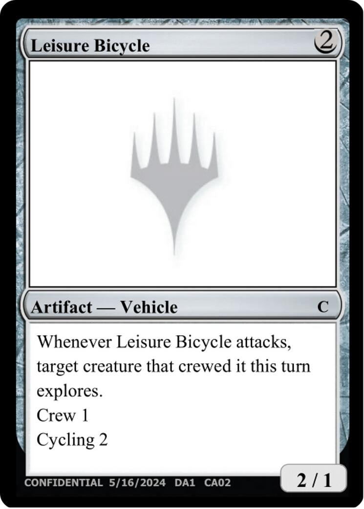 Image for Leisure Bicycle (Un-Known Event Playtest Cards) (UNK) - Magic: The Gathering