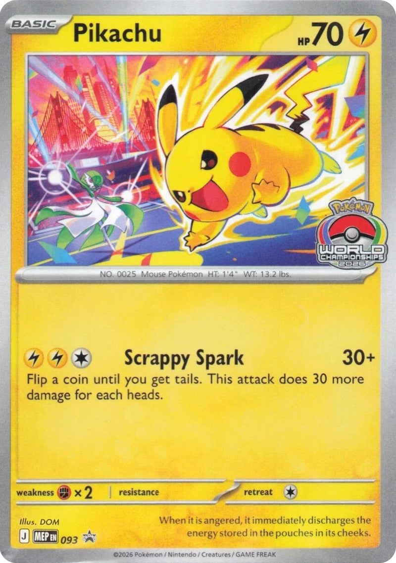 Image for Pikachu - 093 (ME: Mega Evolution Promo) (093) (MEP) - Pokemon
