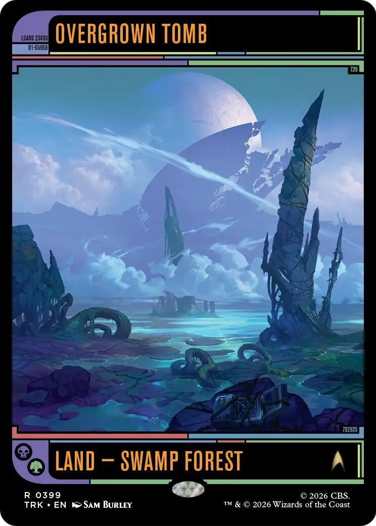 Image for Overgrown Tomb (Star Trek) (399) (TRK) - Magic: The Gathering
