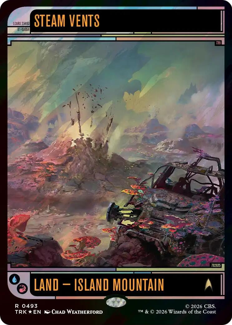 Image for Steam Vents (Surge Foil) (Star Trek) (493) (TRK) - Magic: The Gathering