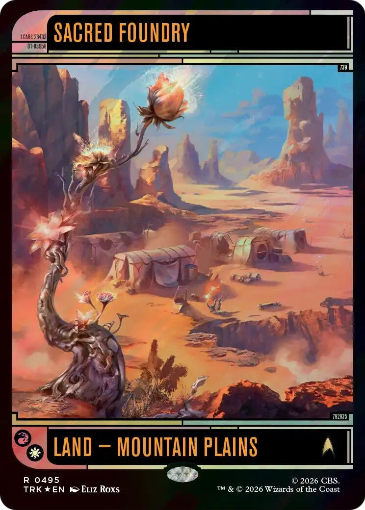Image for Sacred Foundry (Surge Foil) (Star Trek) (495) (TRK) - Magic: The Gathering