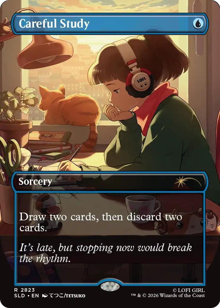 Image for Careful Study (2823) (Secret Lair Drop Series) (2823) (SLD) - Magic: The Gathering