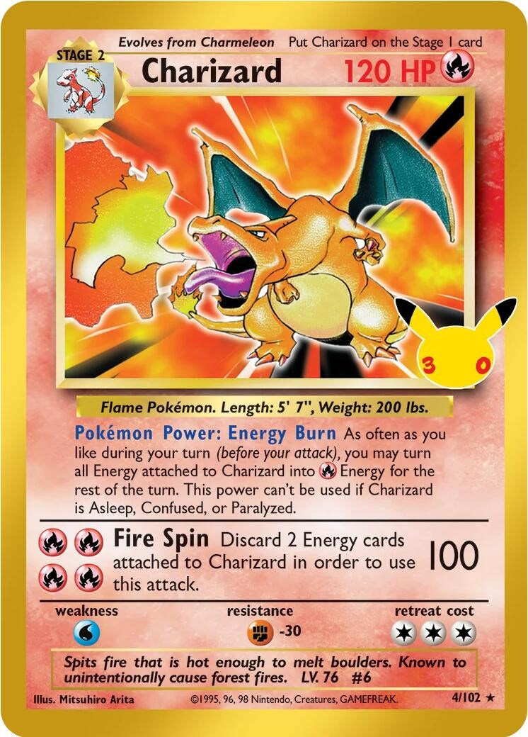 Image for Charizard (ME: 30th Celebration Classic Collection) (4/102) (30C) - Pokemon