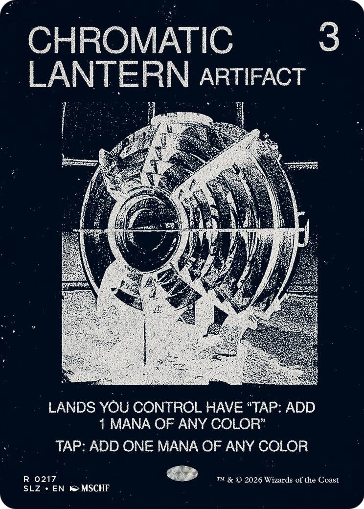 Image for Chromatic Lantern (0217) (Secret Lair x MSCHF: The Zeta Set) (217) (SLZ) - Magic: The Gathering