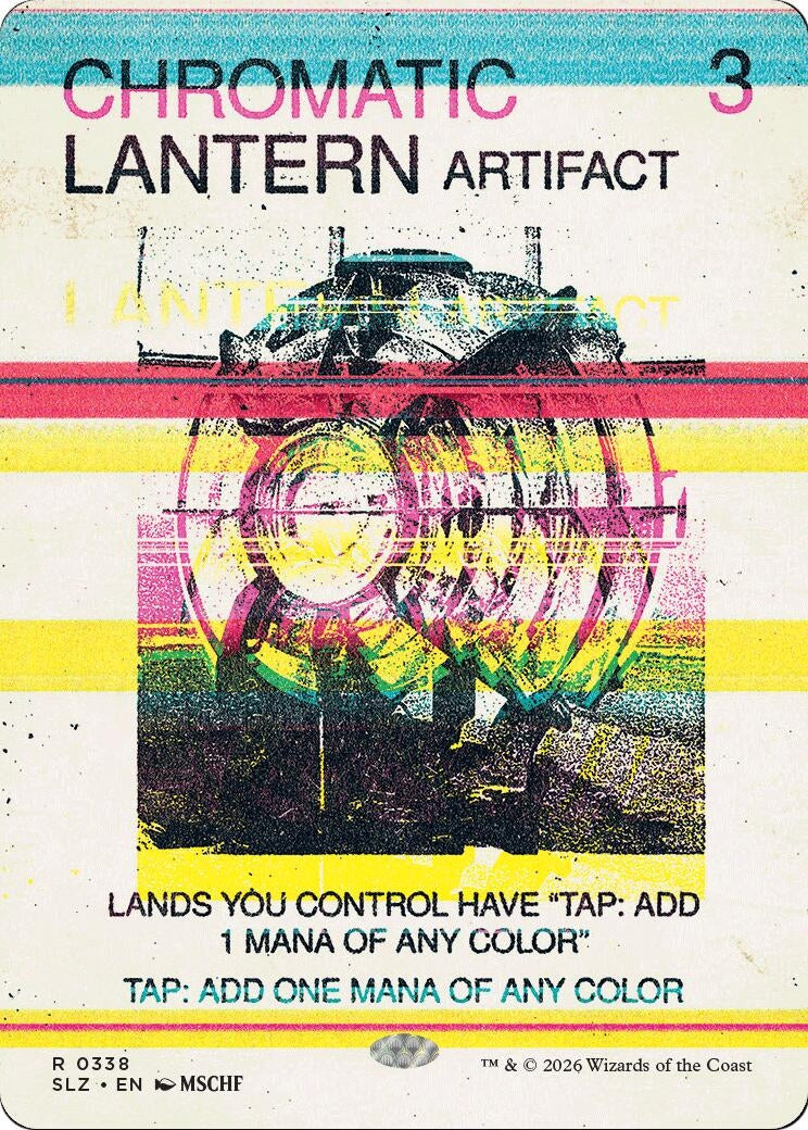 Image for Chromatic Lantern (0338) (Secret Lair x MSCHF: The Zeta Set) (338) (SLZ) - Magic: The Gathering
