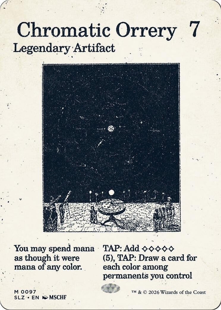 Image for Chromatic Orrery (0097) (Secret Lair x MSCHF: The Zeta Set) (97) (SLZ) - Magic: The Gathering