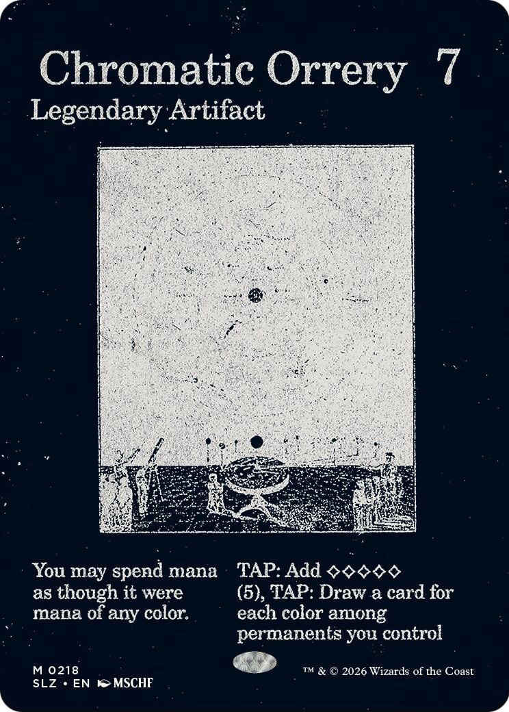 Image for Chromatic Orrery (0218) (Secret Lair x MSCHF: The Zeta Set) (218) (SLZ) - Magic: The Gathering