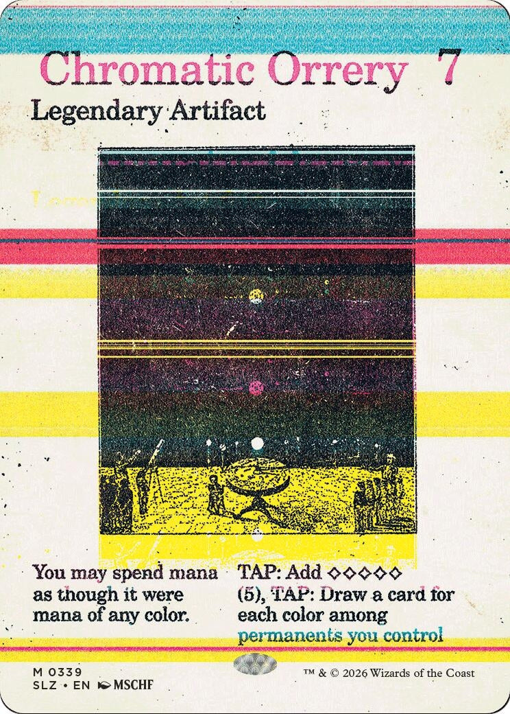 Image for Chromatic Orrery (0339) (Secret Lair x MSCHF: The Zeta Set) (339) (SLZ) - Magic: The Gathering