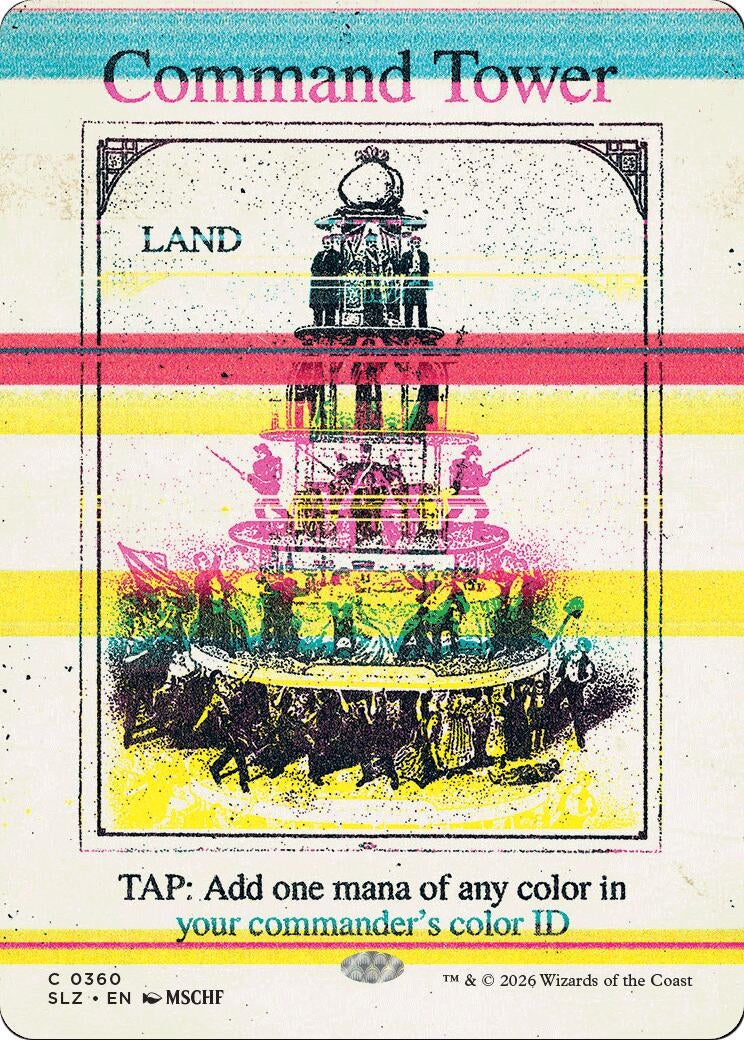 Image for Command Tower (0360) (Secret Lair x MSCHF: The Zeta Set) (360) (SLZ) - Magic: The Gathering