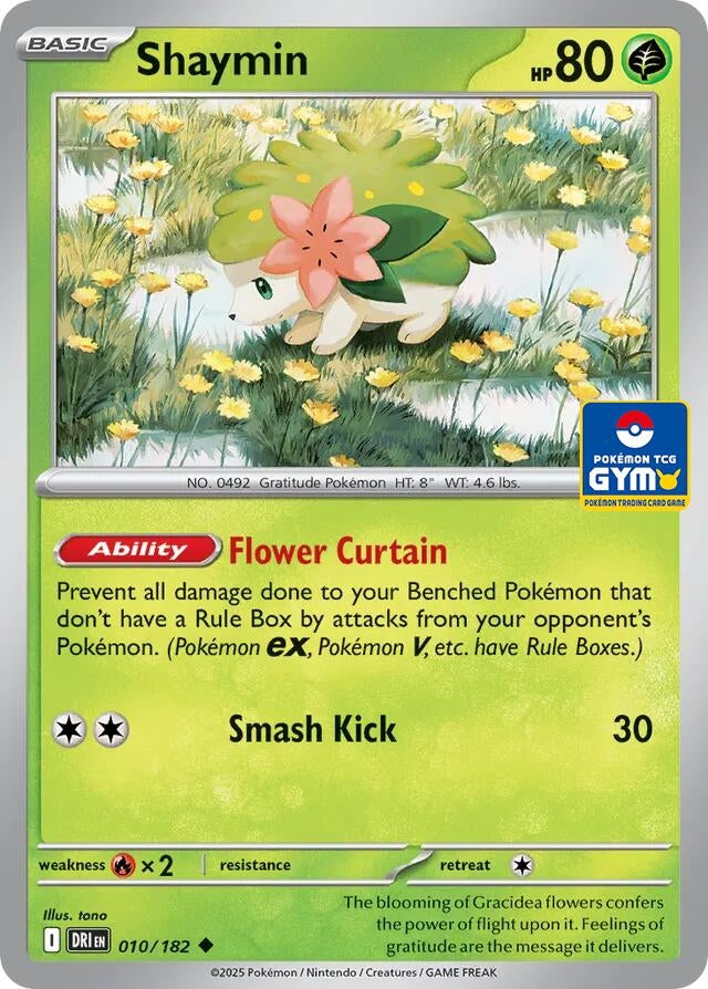 Image for Shaymin - 010/182 (GYM) (Southeast Asia Exclusives) (010/182) (SEA) - Pokemon
