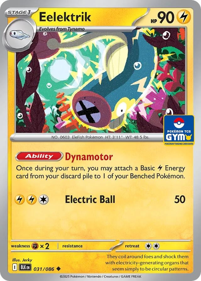 Image for Eelektrik - 031/086 (GYM) (Southeast Asia Exclusives) (031/086) (SEA) - Pokemon