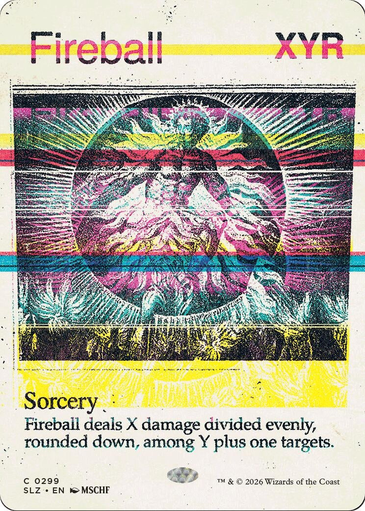 Image for Fireball (0299) (Secret Lair x MSCHF: The Zeta Set) (299) (SLZ) - Magic: The Gathering