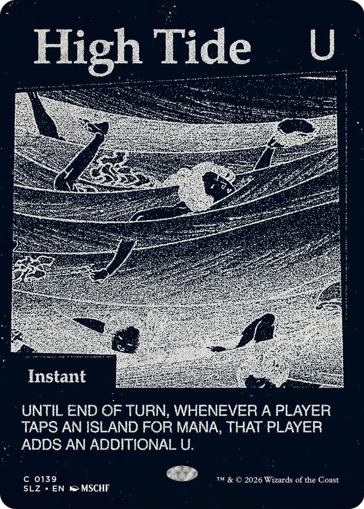 Image for High Tide (0139) (Secret Lair x MSCHF: The Zeta Set) (139) (SLZ) - Magic: The Gathering