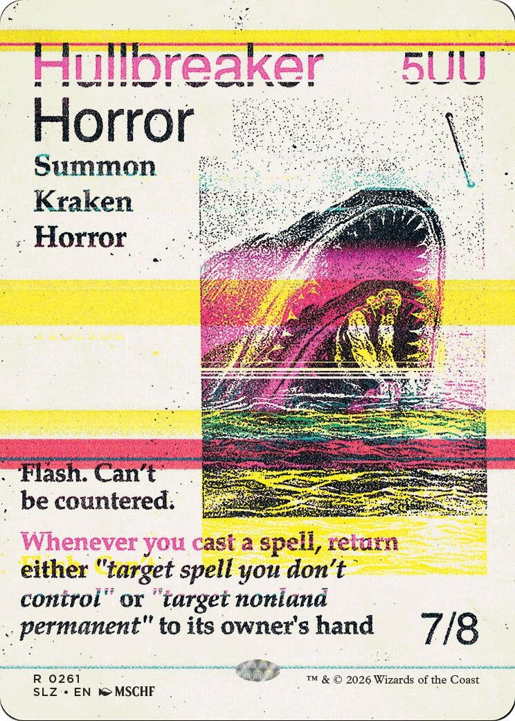 Image for Hullbreaker Horror (0261) (Secret Lair x MSCHF: The Zeta Set) (261) (SLZ) - Magic: The Gathering