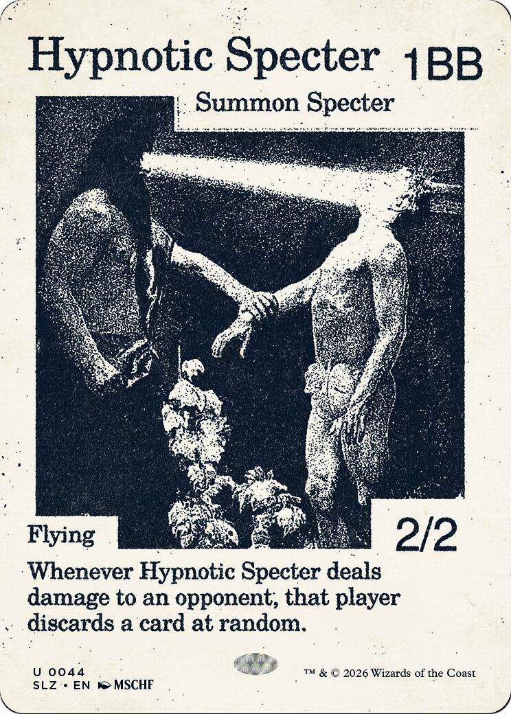 Image for Hypnotic Specter (0044) (Secret Lair x MSCHF: The Zeta Set) (44) (SLZ) - Magic: The Gathering