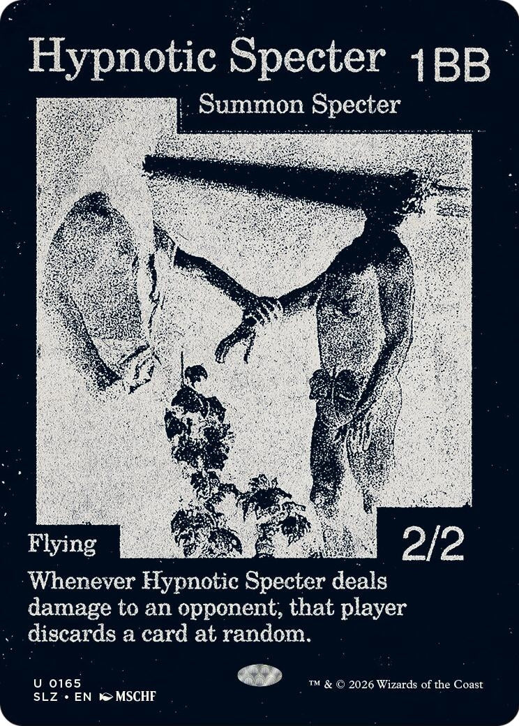 Image for Hypnotic Specter (0165) (Secret Lair x MSCHF: The Zeta Set) (165) (SLZ) - Magic: The Gathering