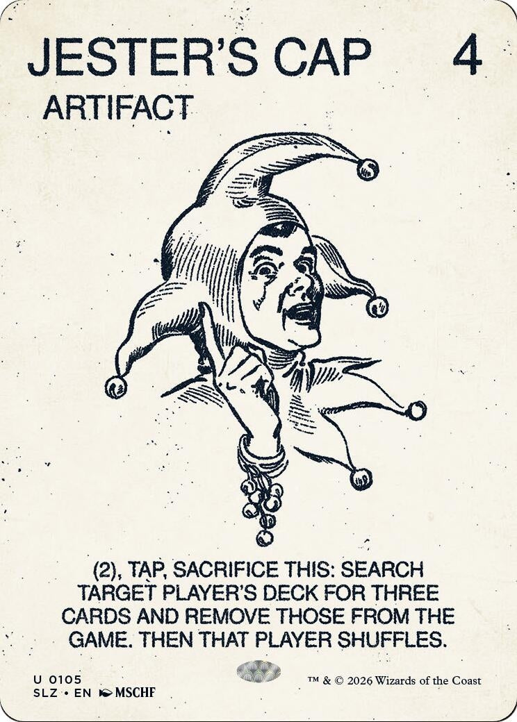 Image for Jester's Cap (0105) (Secret Lair x MSCHF: The Zeta Set) (105) (SLZ) - Magic: The Gathering