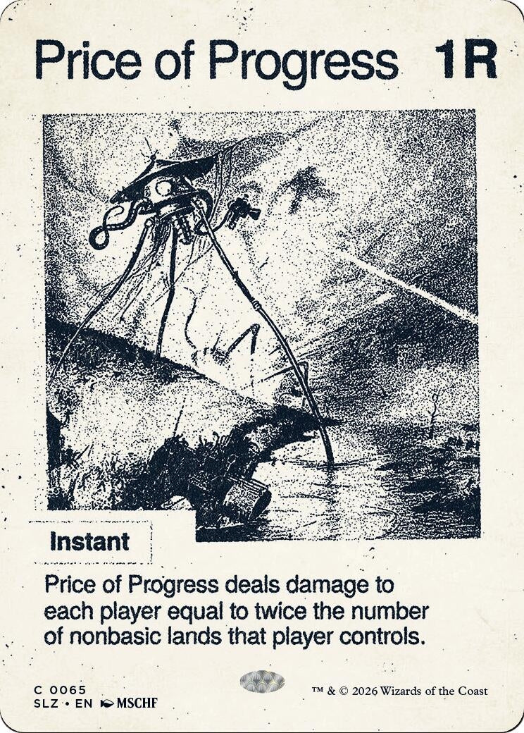 Image for Price of Progress (0065) (Secret Lair x MSCHF: The Zeta Set) (65) (SLZ) - Magic: The Gathering