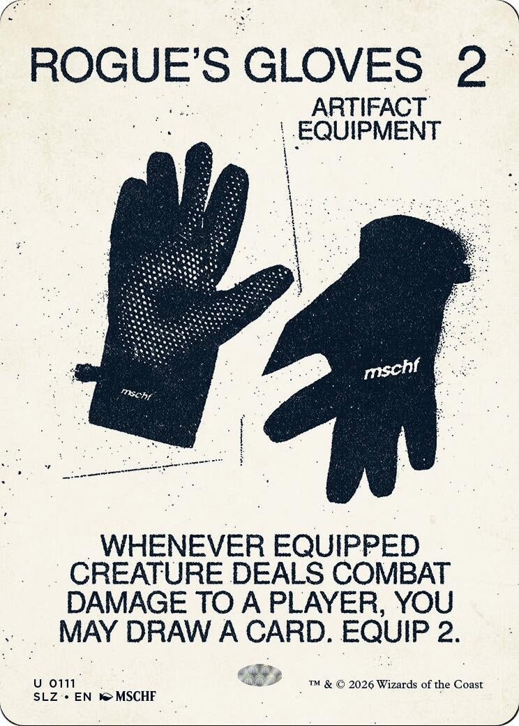 Image for Rogue's Gloves (0111) (Secret Lair x MSCHF: The Zeta Set) (111) (SLZ) - Magic: The Gathering