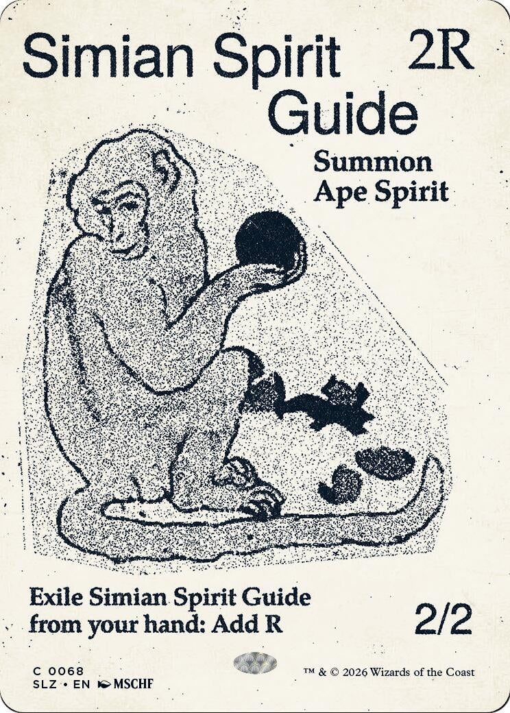 Image for Simian Spirit Guide (0068) (Secret Lair x MSCHF: The Zeta Set) (68) (SLZ) - Magic: The Gathering