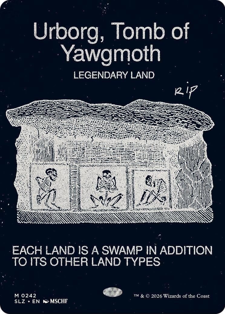 Image for Urborg, Tomb of Yawgmoth (0242) (Secret Lair x MSCHF: The Zeta Set) (242) (SLZ) - Magic: The Gathering