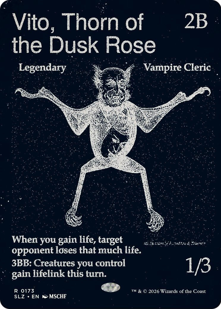 Image for Vito, Thorn of the Dusk Rose (0173) (Secret Lair x MSCHF: The Zeta Set) (173) (SLZ) - Magic: The Gathering