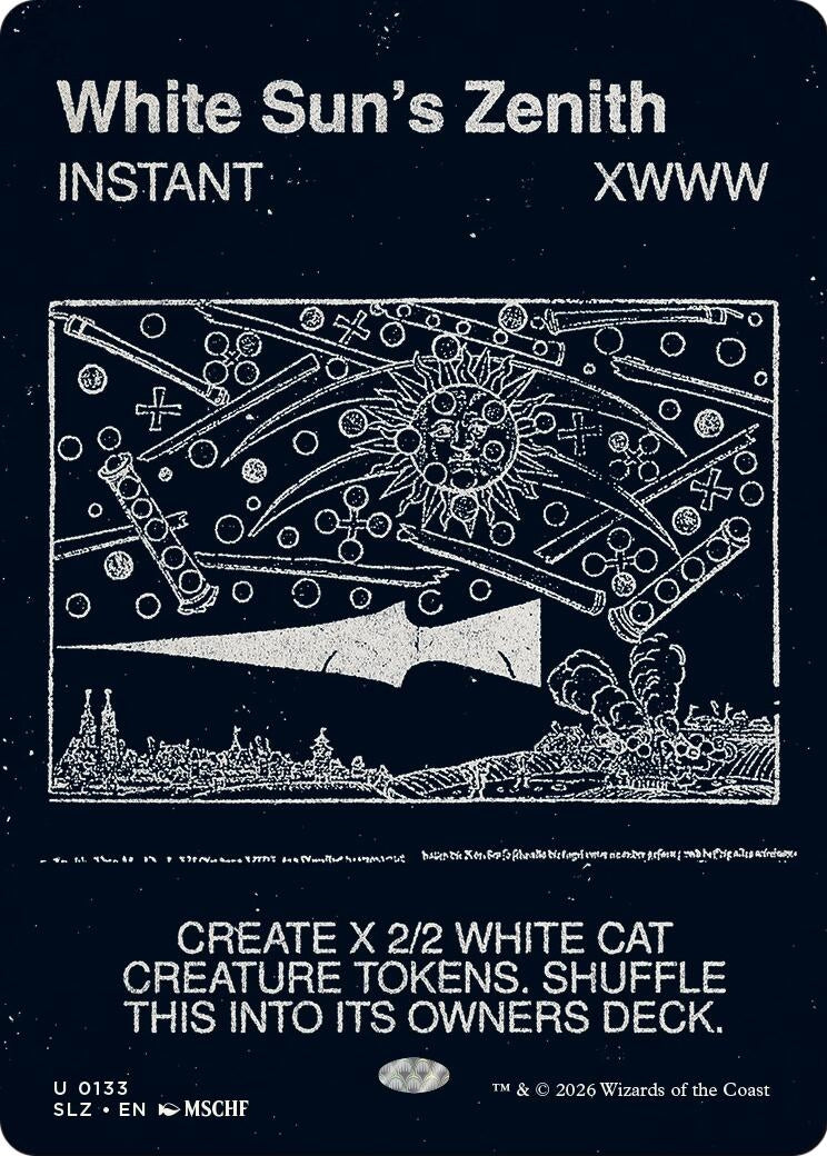 Image for White Sun's Zenith (0133) (Secret Lair x MSCHF: The Zeta Set) (133) (SLZ) - Magic: The Gathering