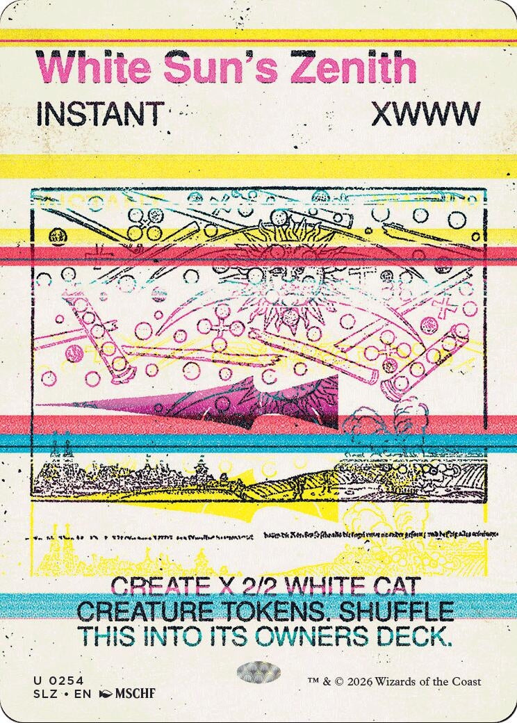 Image for White Sun's Zenith (0254) (Secret Lair x MSCHF: The Zeta Set) (254) (SLZ) - Magic: The Gathering