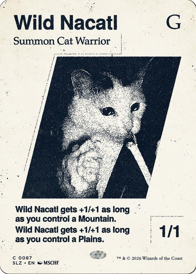 Image for Wild Nacatl (0087) (Secret Lair x MSCHF: The Zeta Set) (87) (SLZ) - Magic: The Gathering