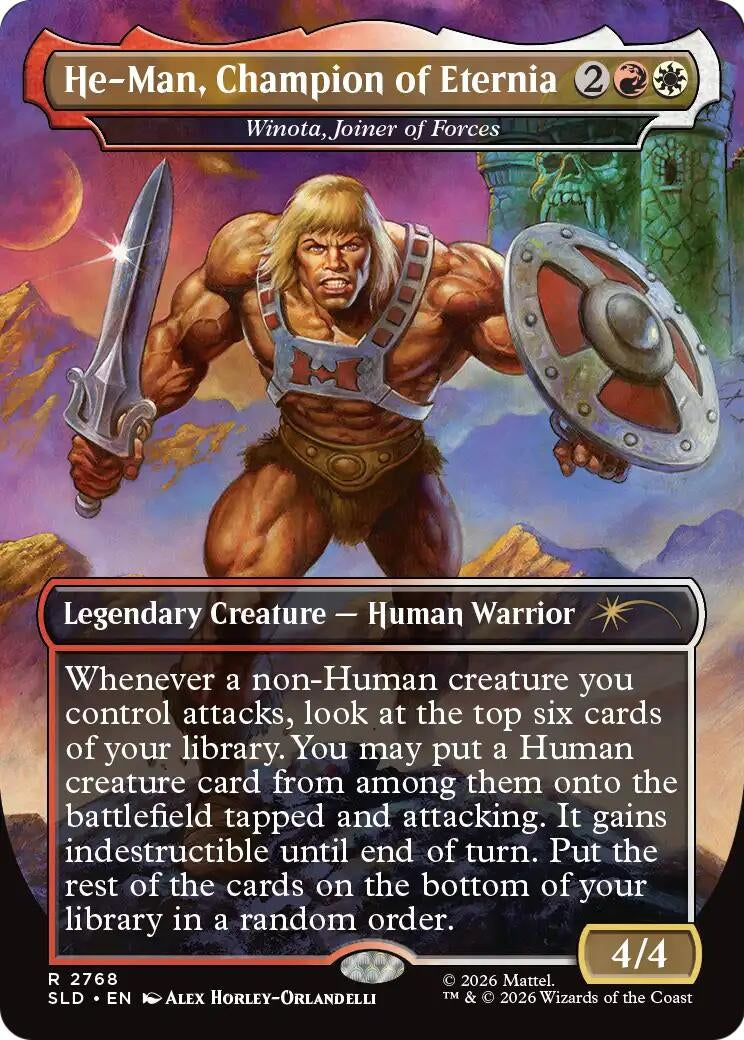 Image for He-Man, Champion of Eternia - Winota, Joiner of Forces (Secret Lair Drop Series) (2768) (SLD) - Magic: The Gathering