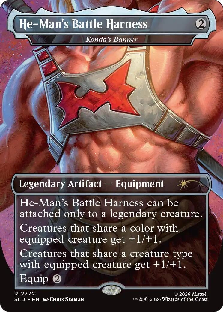 Image for He-Man's Battle Harness - Konda's Banner (Secret Lair Drop Series) (2772) (SLD) - Magic: The Gathering