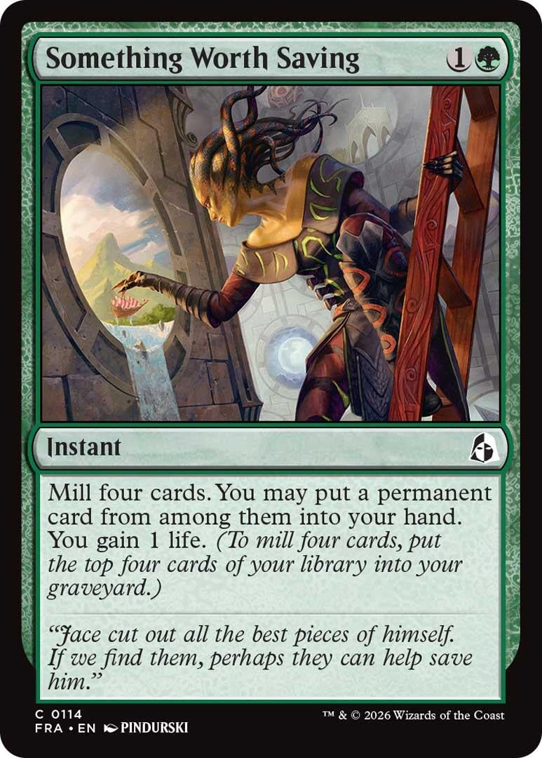 Image for Something Worth Saving (Reality Fracture) (114) (FRA) - Magic: The Gathering