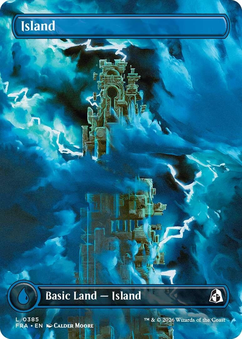 Image for Island (Borderless) (0385) (Reality Fracture) (385) (FRA) - Magic: The Gathering