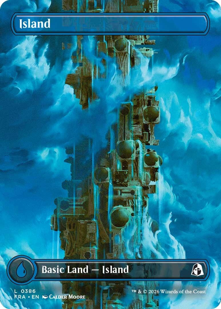 Image for Island (Borderless) (0386) (Reality Fracture) (386) (FRA) - Magic: The Gathering