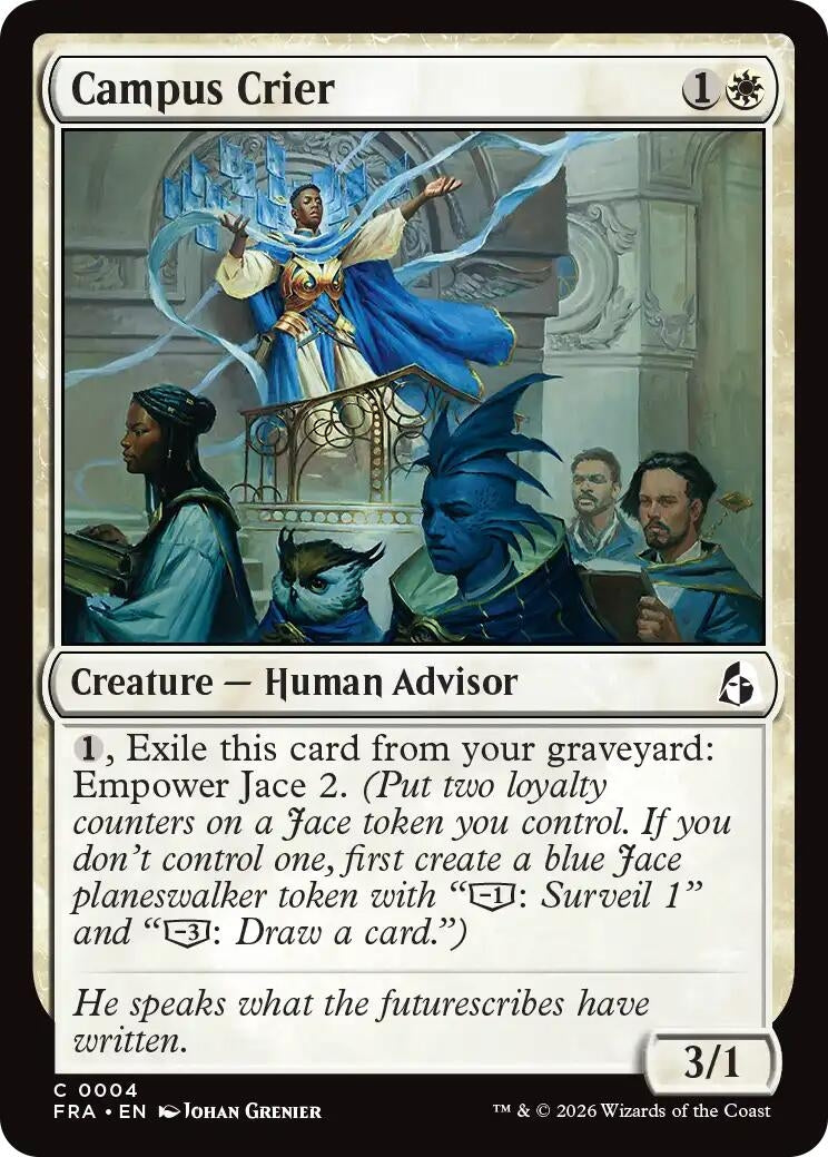 Image for Campus Crier (Reality Fracture) (4) (FRA) - Magic: The Gathering