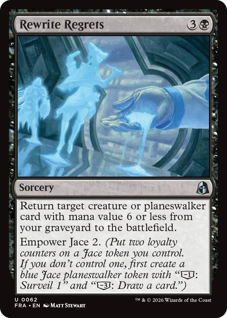 Image for Rewrite Regrets (Reality Fracture) (62) (FRA) - Magic: The Gathering