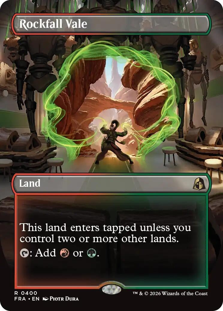 Image for Rockfall Vale (Borderless) (Reality Fracture) (400) (FRA) - Magic: The Gathering