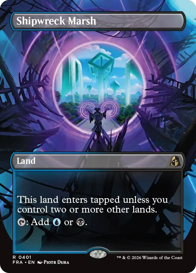 Image for Shipwreck Marsh (Borderless) (Reality Fracture) (401) (FRA) - Magic: The Gathering