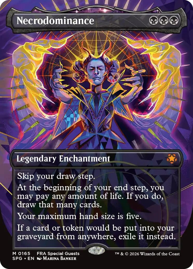 Image for Necrodominance (Borderless) (Special Guests) (165) (SPG) - Magic: The Gathering