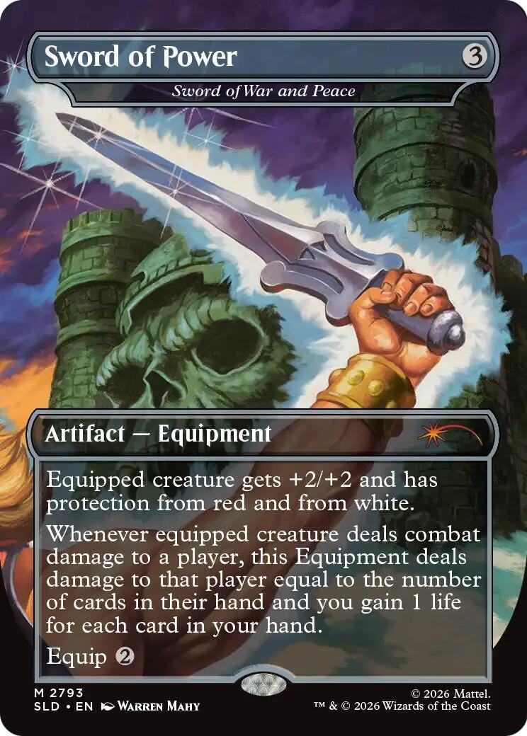 Image for Sword of Power - Sword of War and Peace (Secret Lair Drop Series) (2793) (SLD) - Magic: The Gathering