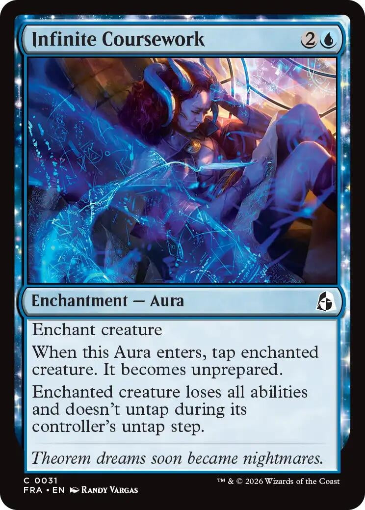 Image for Infinite Coursework (Reality Fracture) (31) (FRA) - Magic: The Gathering
