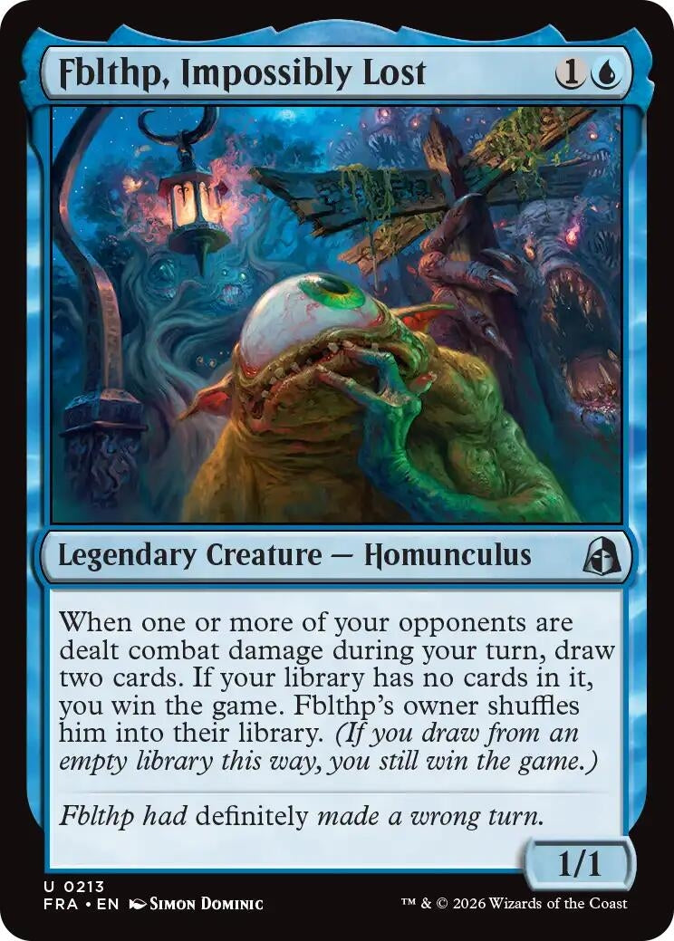 Image for Fblthp, Impossibly Lost (Reality Fracture) (213) (FRA) - Magic: The Gathering