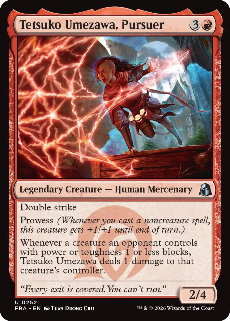 Image for Tetsuko Umezawa, Pursuer (Reality Fracture) (252) (FRA) - Magic: The Gathering