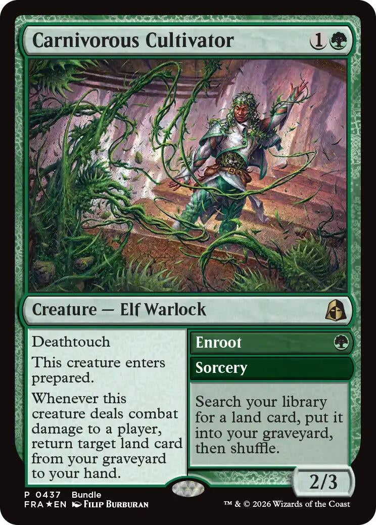 Image for Carnivorous Cultivator (Unique and Miscellaneous Promos) (437) (UMP) - Magic: The Gathering