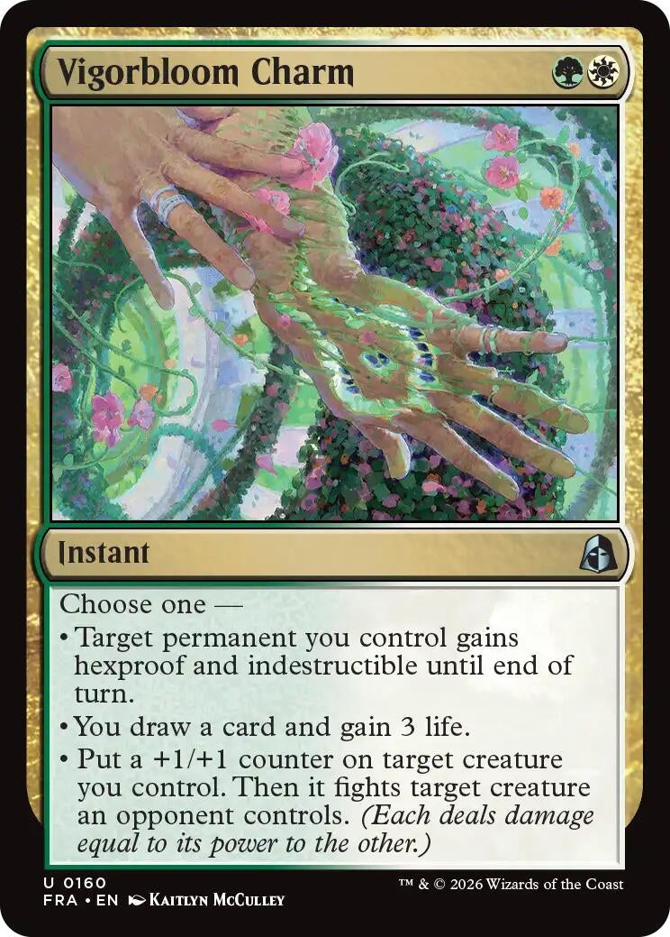 Image for Vigorbloom Charm (Reality Fracture) (160) (FRA) - Magic: The Gathering