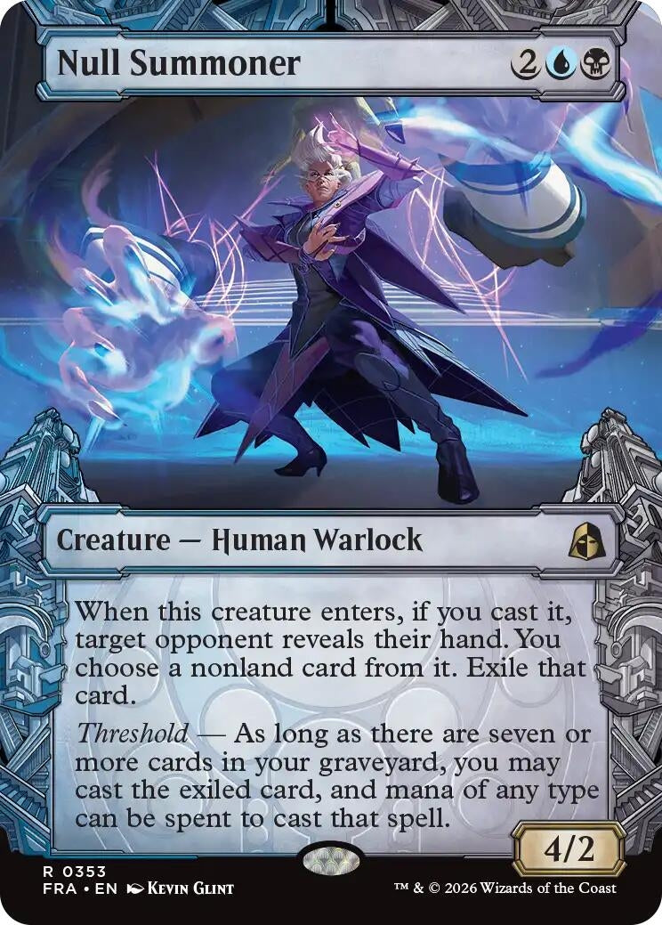 Image for Null Summoner (Showcase) (Reality Fracture) (353) (FRA) - Magic: The Gathering