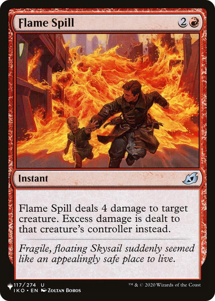 Image for Flame Spill (The List Reprints) (117) (LIST) - Magic: The Gathering