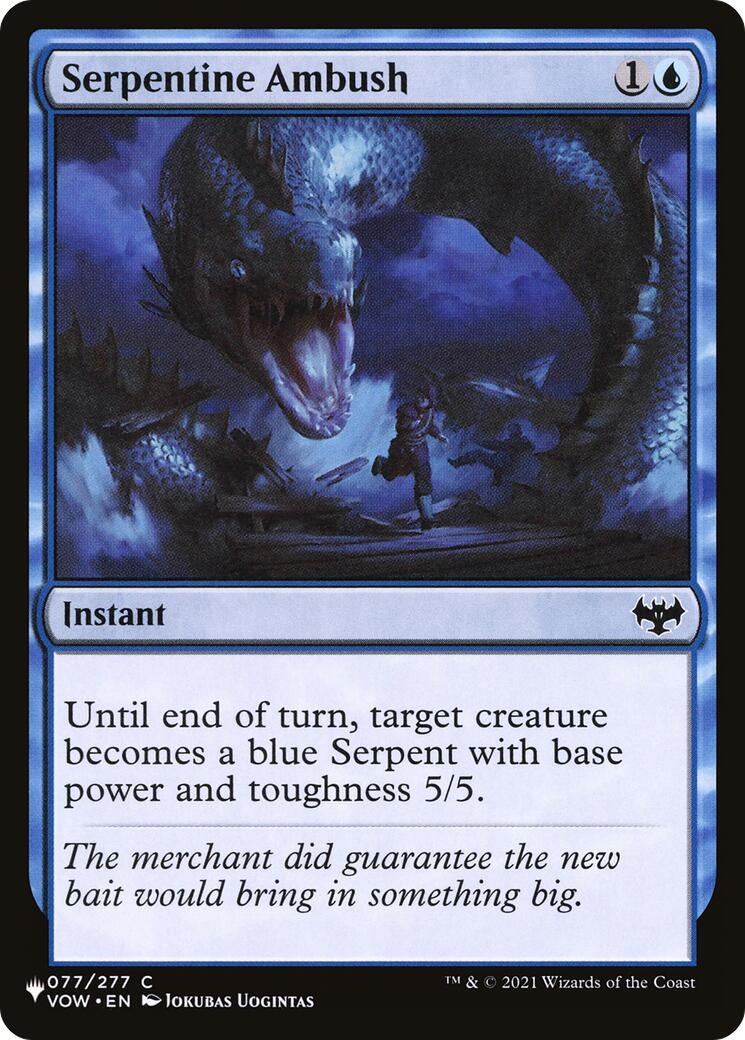 Image for Serpentine Ambush (The List Reprints) (77) (LIST) - Magic: The Gathering